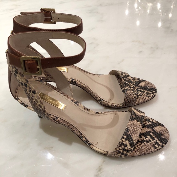 vince camuto snakeskin sandals